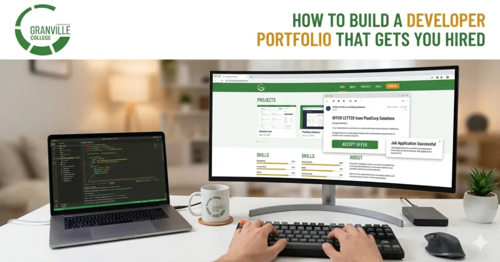 How to Build a Developer Portfolio That Gets You Hired - Featured